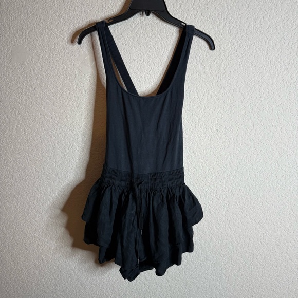 Free People FP Movement Prima One Piece Shortsie in Black - Picture 3 of 5